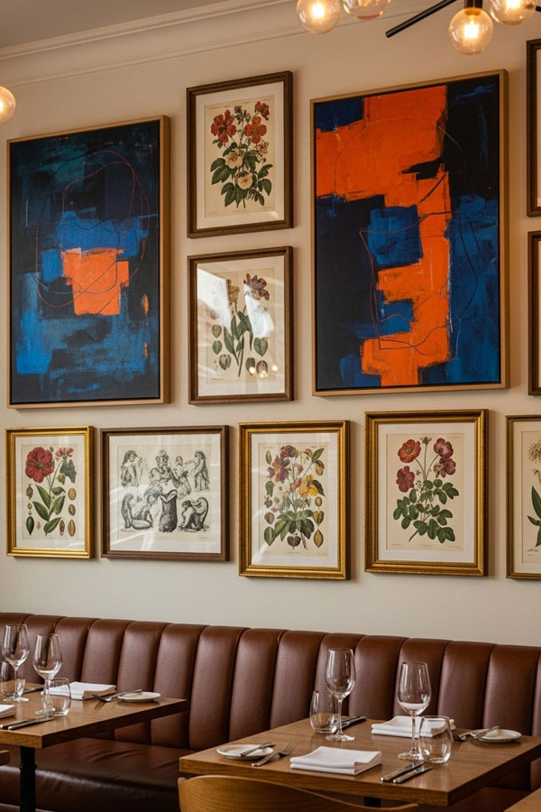 Create a Gallery Wall in Your Dining Room