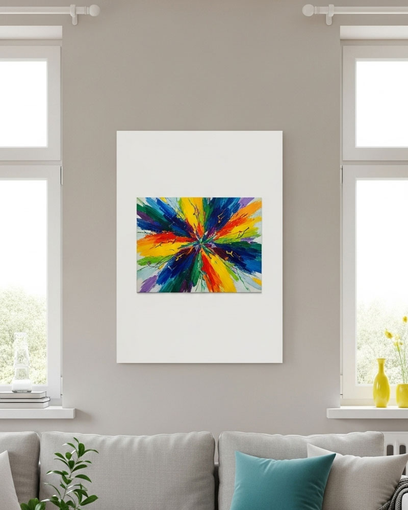 DIY Painted Canvas Art for Your Walls