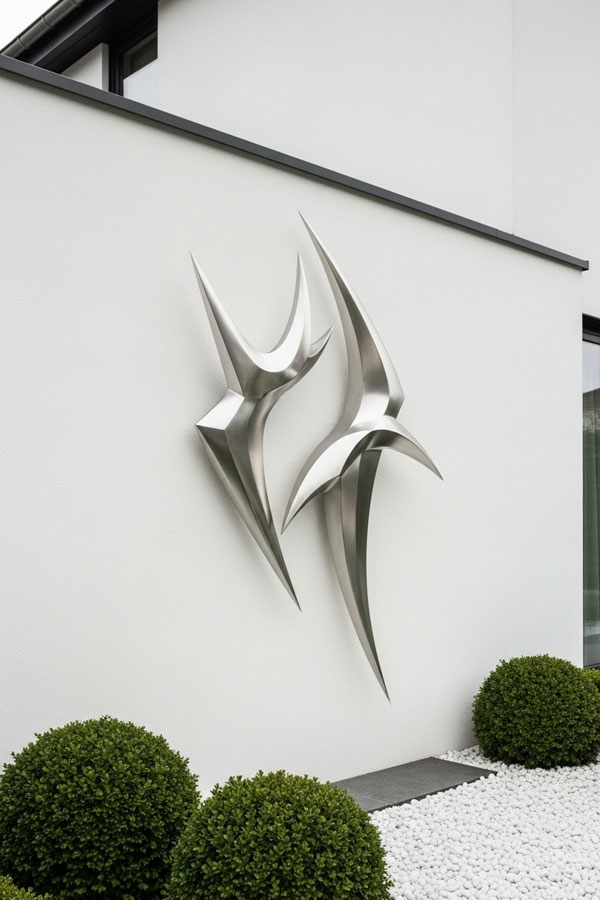 Elevate Your Outdoor Walls with Sculptural Art