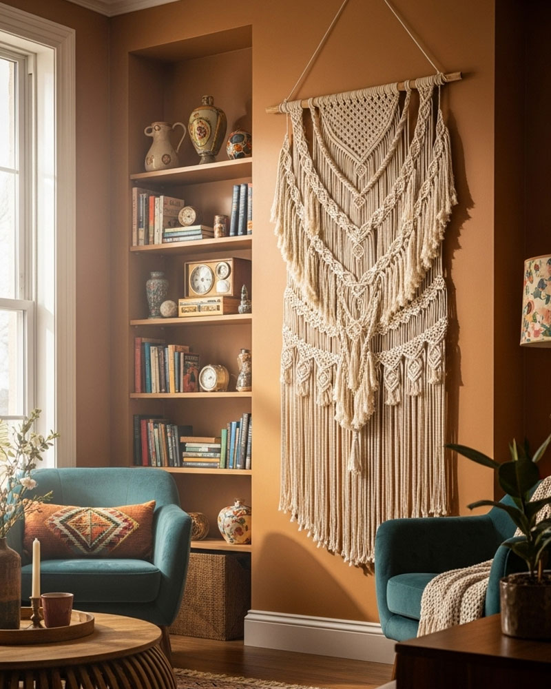 Macramé Wall Hanging for a Boho Look