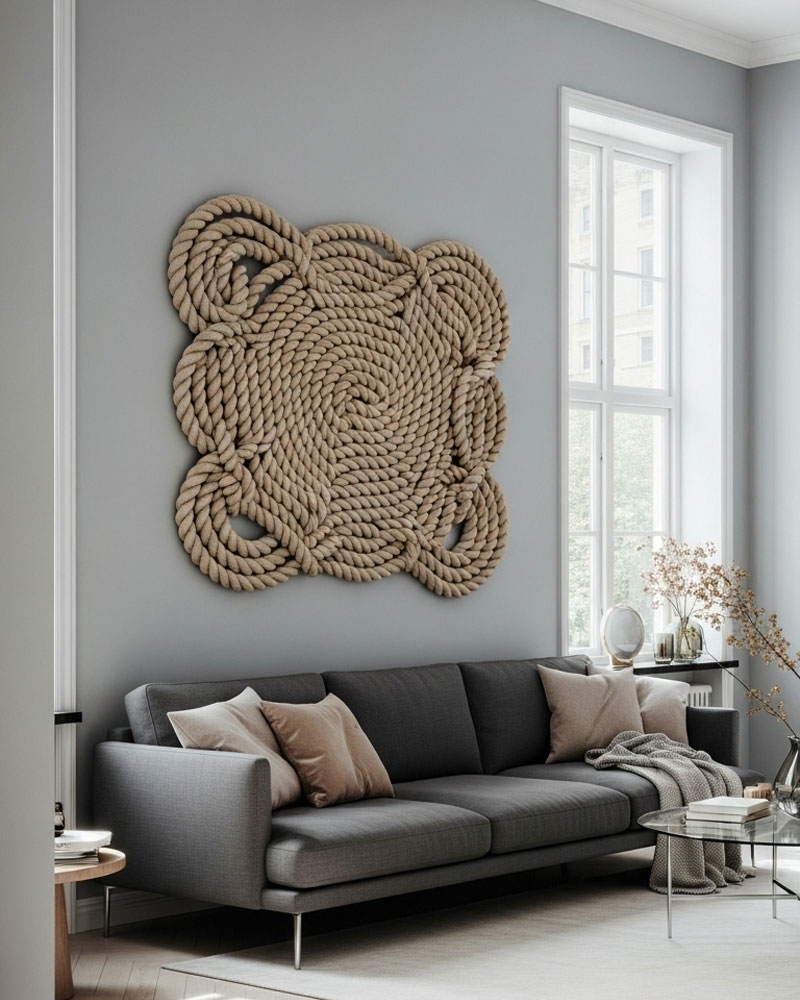 Make Your Own DIY Rope Wall Art