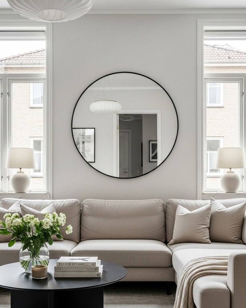 Mirrors for Light and Style in Your Living Room