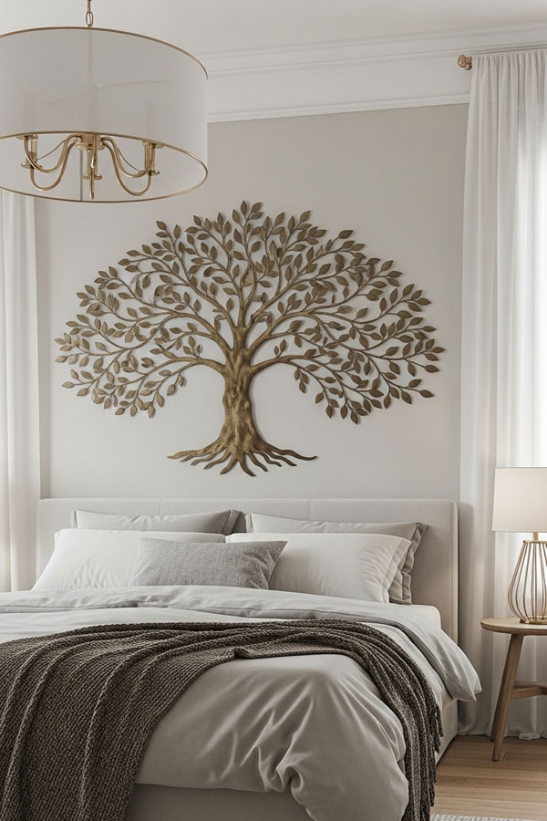 Nature-Inspired Metal Wall Art for a Calming Space