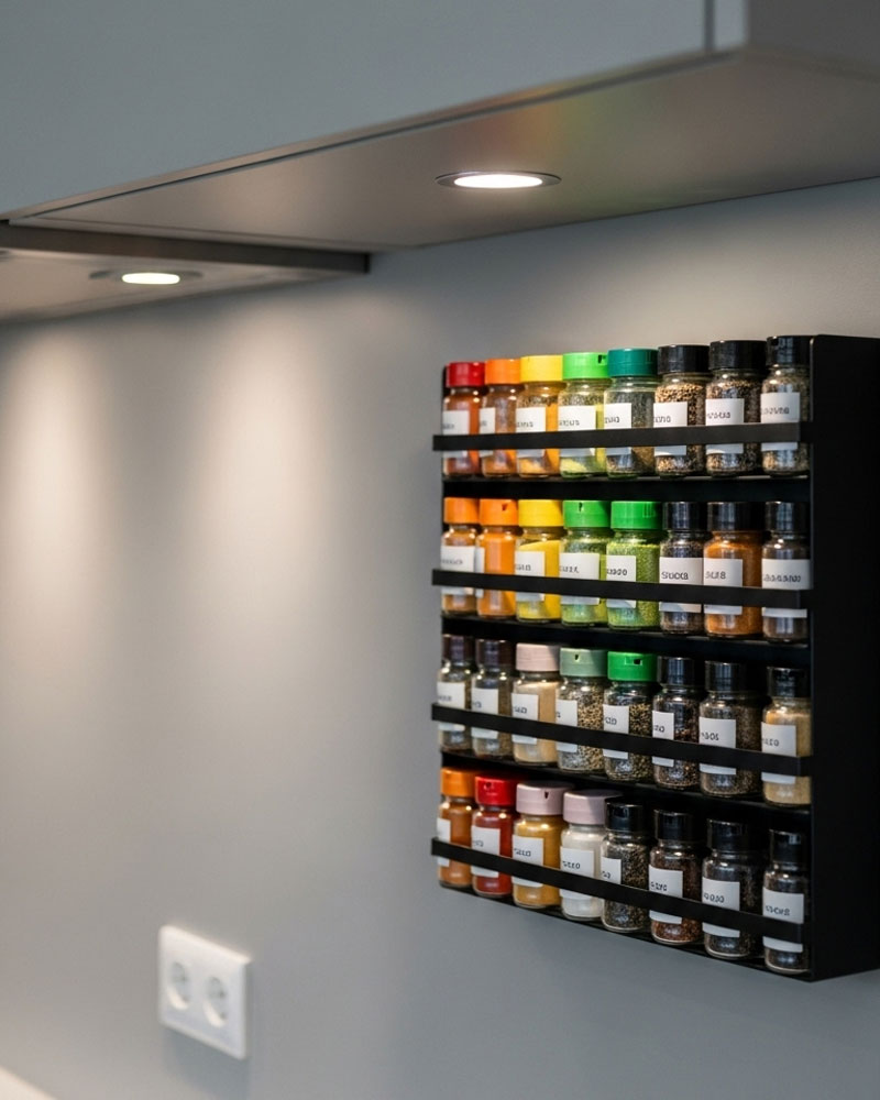 Spice Rack Wall Decor Ideas for Your Kitchen